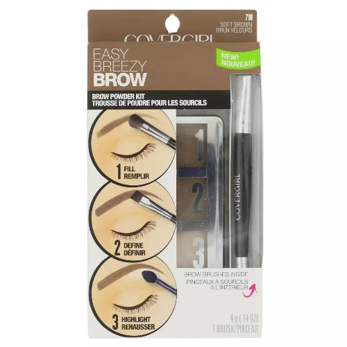 Kit de polvos para cejas Easy Breezy de CoverGirl 4g