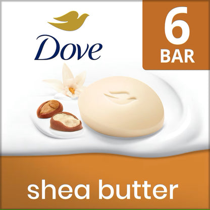 Dove 6 Jabones Shea Butter 637g