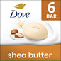 Dove 6 Jabones Shea Butter 637g