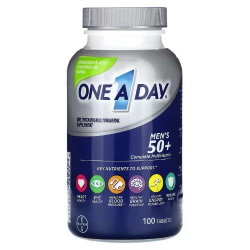 Vitaminas Men´s 50 + Hombre One A Day 100 Tabletas