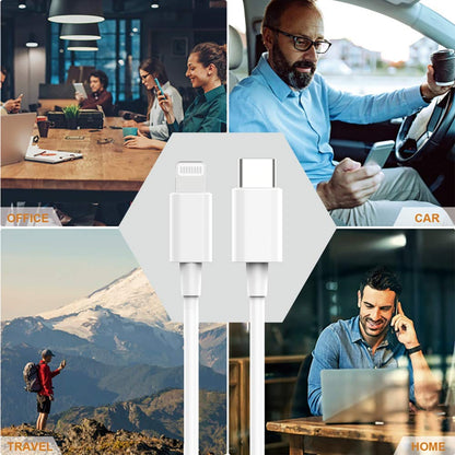 Cable USB C a Lightning de 3 pies con certificación Apple MFi para iPhone