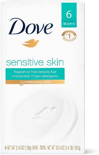 Dove 6 Jabones Sensitive Skin 637g