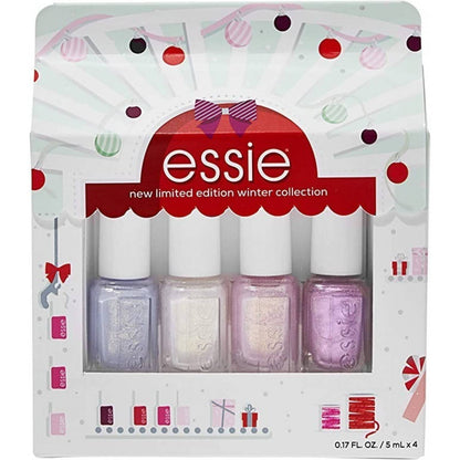 Essie Minikit De 4 Piezas Holiday Nail Color Winter Esmalte