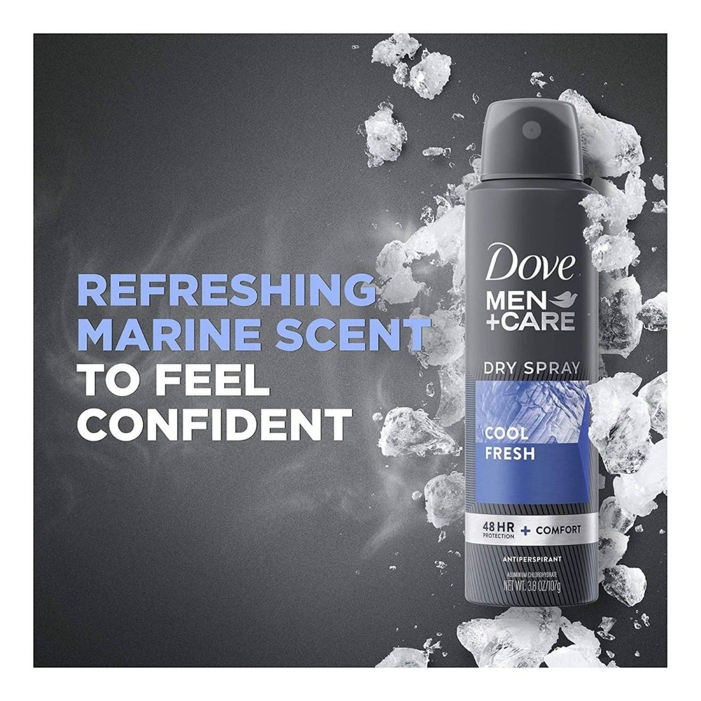 Desodorante Dove Men Care Dry Spray 107g