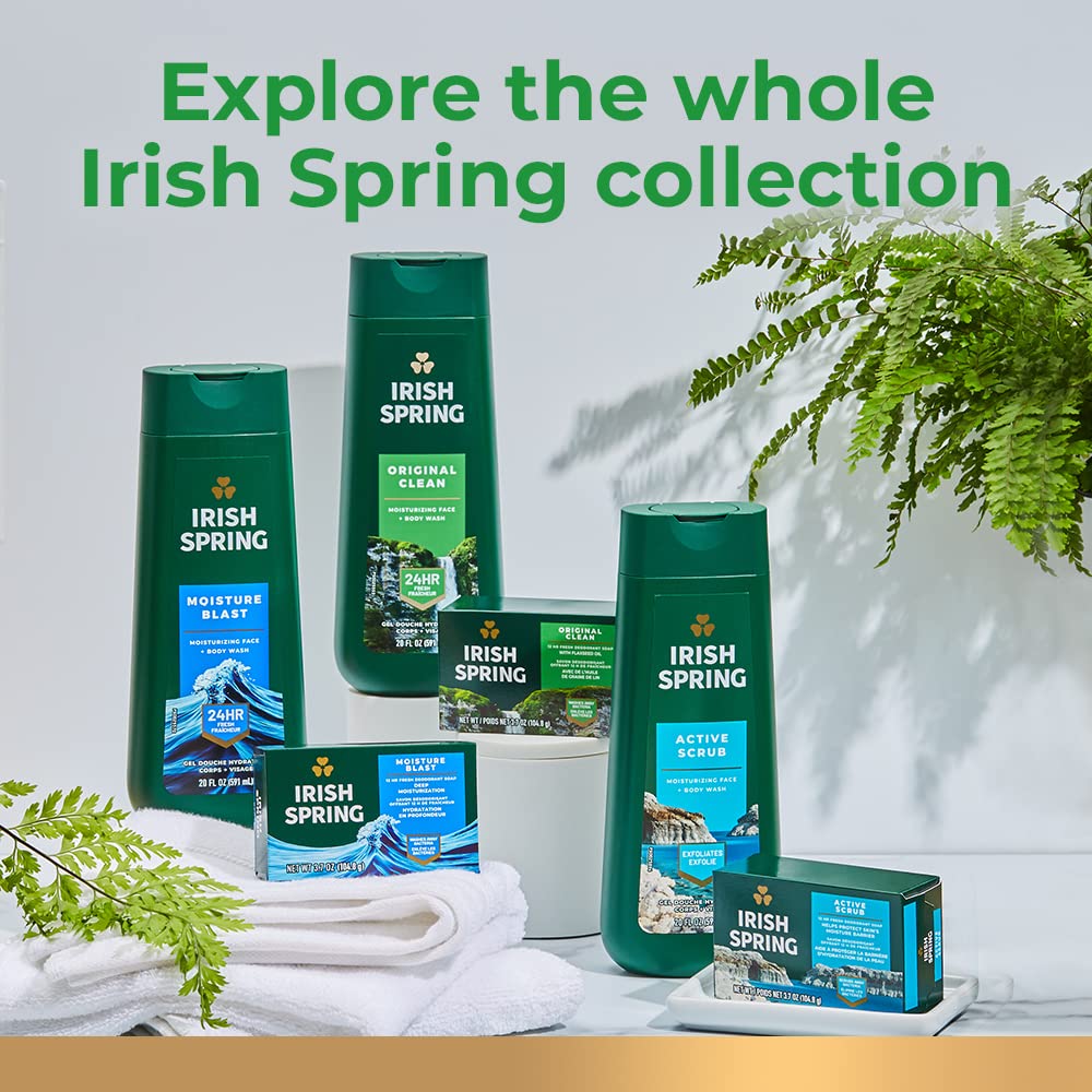 Jabones Irish Spring Active Scrub 6 Piezas