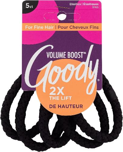 Elasticos Negro Goody 2X - 5 Unidades