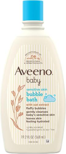 Jabón Aveeno Baby Sensitive Skin Bubble Bath 568ml