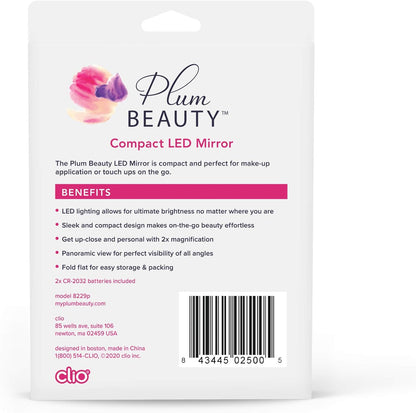 Espejo compacto de tres pliegues Plump Beauty