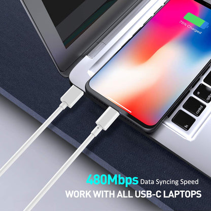 Cable USB C a Lightning de 3 pies con certificación Apple MFi para iPhone