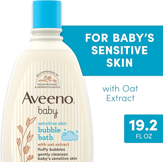 Jabón Aveeno Baby Sensitive Skin Bubble Bath 568ml