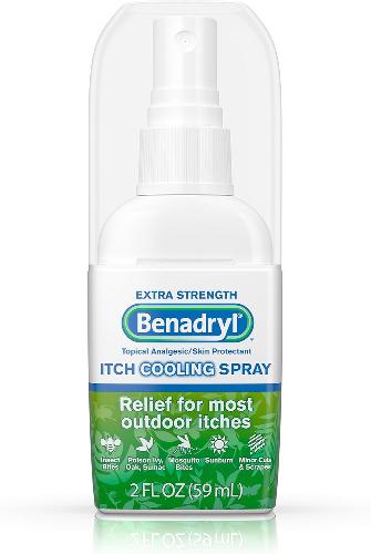 Benadryl Extra Strength Spray refrescante para la picazón, 59ml