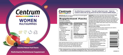 Centrum Gomitas multivitaminico Mujer 170 gomitas