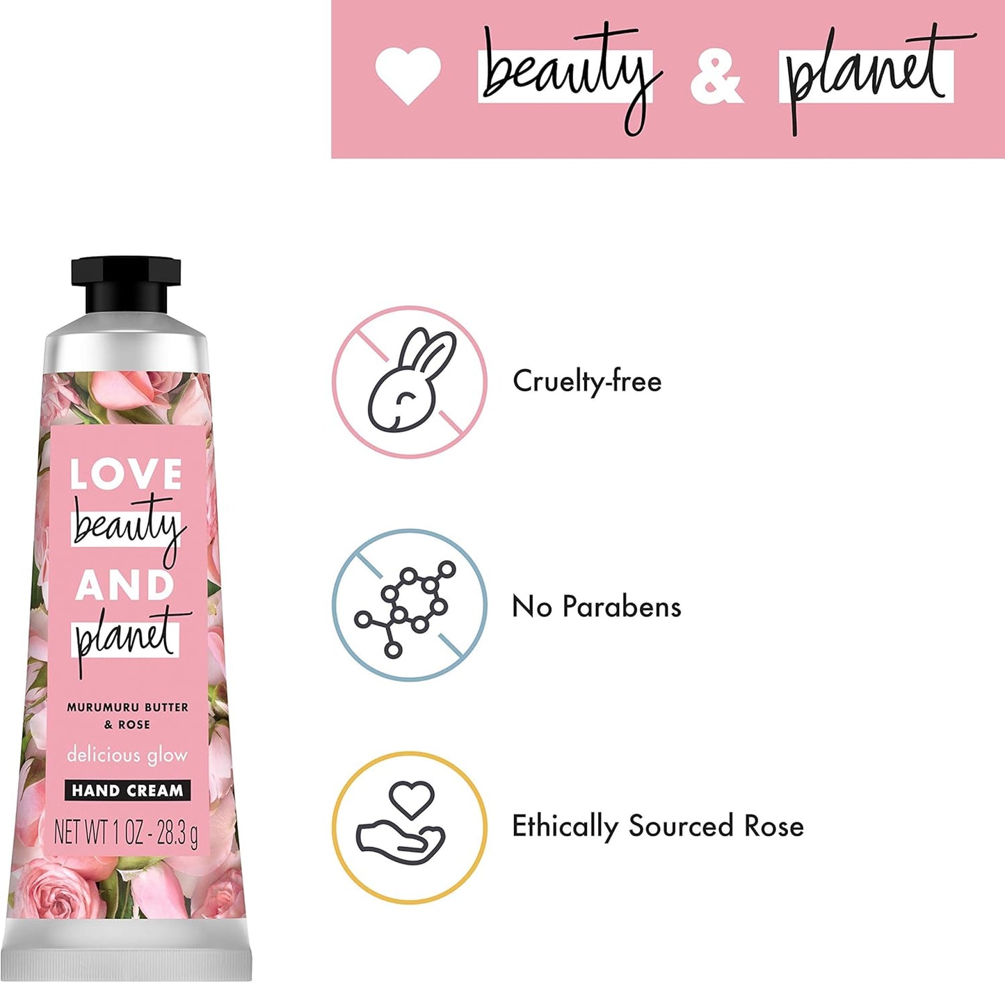 Crema para manos Love Beauty And Planet 28.3g