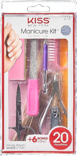 KISS Kit de manicura profesional 20 piezas