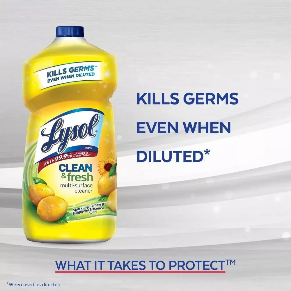 Limpiador Lysol Clean & Fresh Multi Surface 1.18l