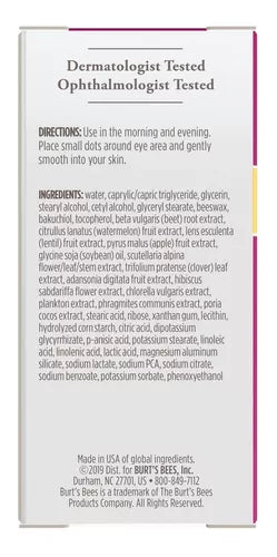 Crema Reafirmante Para Ojos Renewal Burt's Bees - 14.1gr