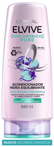 Acondicionador L'oréal Paris Elvive Hialurónico Pure 680ml