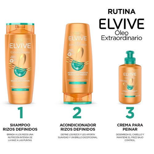 LOreal Elvive Oleo Extraordinario Shampoo Rizos Definidos 680ml