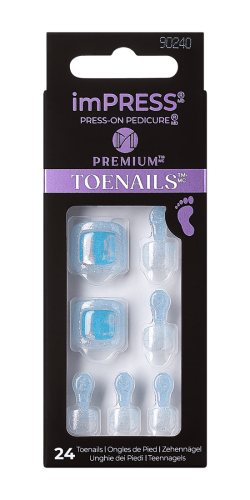 Uñas Postizas para Pie imPRESS Toenails Premium