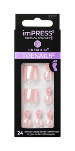 Uñas Postizas para Pie imPRESS Toenails Premium