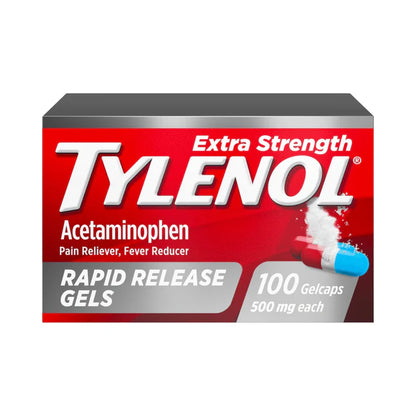 Tylenol Extra Fuerte Liberacion Rapida 500mg 100 Capsulas